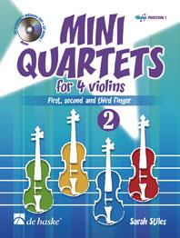 Mini Quartets 2 for 4 violins - First, second and third finger - pro housle